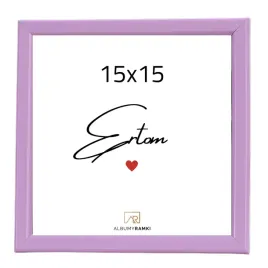 ramka-na-zdjecie-15x15-fioletowa-ze-szklem-uniwersalna-kwadrat