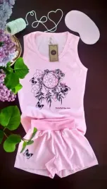 pizama-krotka-boho-jasny-roz-s-butterflyandtiger