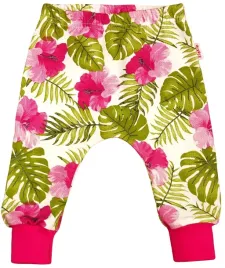 spodnie-spodenki-baggy-kwiaty-r-62-klekle