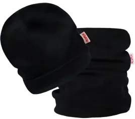 komplet-czapka-komin-dzieciecy-bawelna-czarny-obwod-35-38-cm-klekle