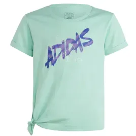 koszulka-adidas-dance-knotted-tee-girls-jr-hr5817-zielony-140-cm