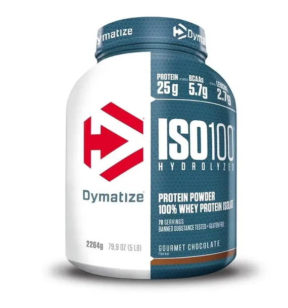 DYMATIZE ISO 100 2264G HYDROLIZAT BIAŁKO CZEKOLADA WPI WPH 2,264 kg