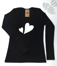 bluzka-dluga-czarna-serce-xs-butterflyandtiger