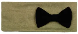 opaska-niemowleca-khaki-z-kokardka-czarna-48-54-12-mies-klekle