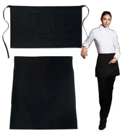 zapaska-kelnerska-kucharska-gastronomiczna-krotka-90x40cm-kieszen-czarna