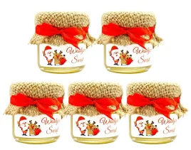 5x-miod-mini-miodek-w-sloiczku-swiateczny-miod-40g-ozdoba-juta-naklejka