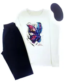 pizama-dluga-motyl-granat-gratis-l-butterflyandtiger