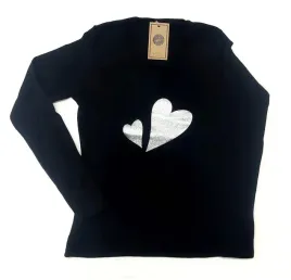 bluzka-czarna-serce-bawelna-xl-butterflyandtiger
