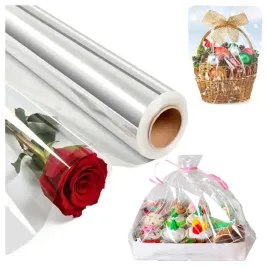 Zdjęcie produktu CELOFAN 140x100cm W ARKUSZACH PRZEŹROCZYSTY 10 SZT DO PAKOWANIA PREZENTÓW