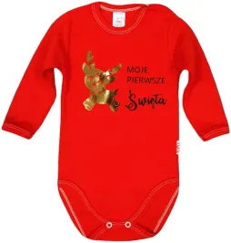 body-swiateczne-napis-nadruk-moje-pierwsze-swieta-r-74-klekle
