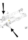 febi-podpora-walu-lacznik-bmw-3-e36-e46-5-e39-stan-nowy