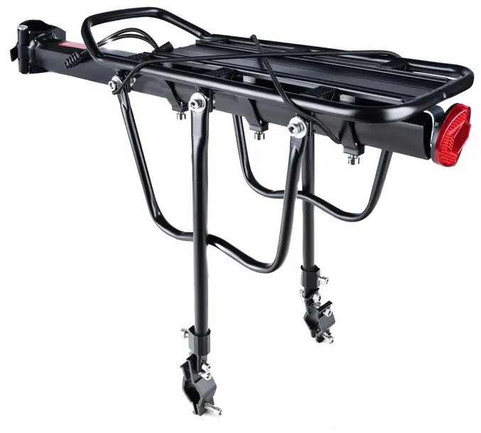Bagażnik Rowerowy Tylny Aluminium Wytrzymały 50Kg Uniwersalny Xxl