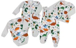 wyprawka-body-pajac-spioch-kaftan-dinozaury-56-klekle
