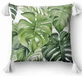 poduszka-dekoracyjna-45x45-kwiatowa-monstera-boho-zielona