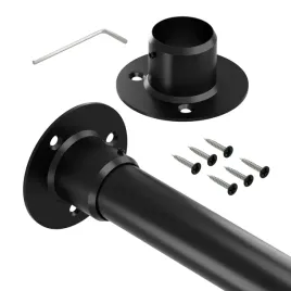 drazek-do-szafy-na-ubrania-mocny-fi-32mm-czarny-mat-148cm-strong-iii