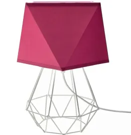 lampka-nocna-diament-loft-white-abazur-rozowy