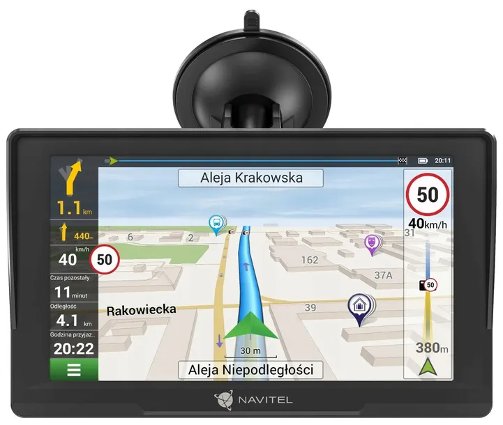 NAWIGACJA GPS samochodowa DLA CIĘŻARÓWEK TIR NAVITEL E777 TRUCK Europa 7”