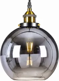 lampa-wiszaca-szklana-kula-lustrzana-ombre
