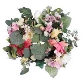 wianek-kwiatowa-wiazanka-z-hortensjami-i-gerberami-gotowy-stroik-28-cm