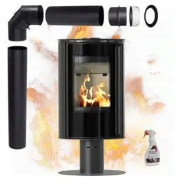 kominek-koza-na-drewno-piec-stalowy-erik-na-nodze-moc-55-kw-fi150-zestaw