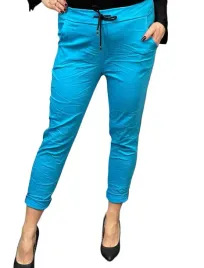 spodnie-gnieciuchy-lycra-gumy-wysoki-stan-kieszenie-blekit-vv-38-40-m-l