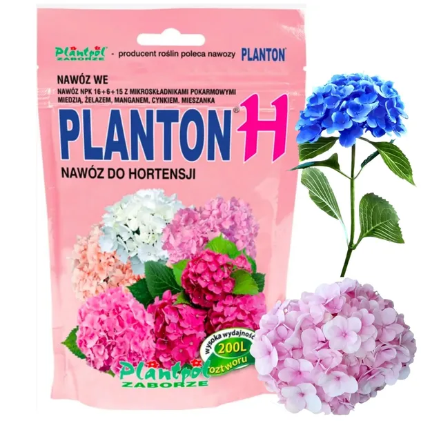 NAWÓZ do hortensji ROZPUSZCZALNY Planton H 200g