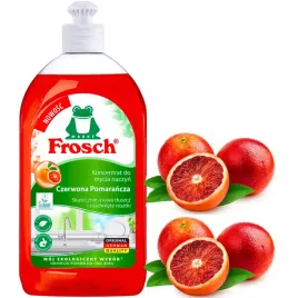 Zdjęcie produktu FROSCH KONCENTRAT Ekologiczny Płyn do Mycia Naczyń Czerwona Pomarańcza 0,5l