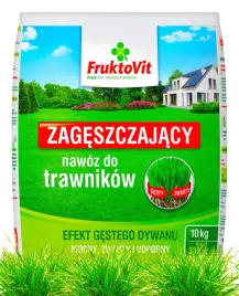 Zdjęcie produktu NAWÓZ DO TRAWNIKÓW TRAWY ZAGĘSZCZAJĄCY WIOSENNY SZYBKI EFEKT FRUKTOVIT 10KG