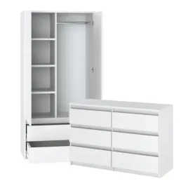 szafa-biala-90-cm-i-komoda-z-6-szufladami-garderoba-modulowa-do-przedpokoju