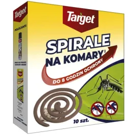 Zdjęcie produktu TARGET SPIRALA NA KOMARY MESZKI OWADY MUCHY WEWNĄTRZ POMIESZCZEŃ 10 SZTUK