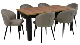 stol-rozkladany-90x160-200cm-6-krzesel-fotelowych-welur-szary