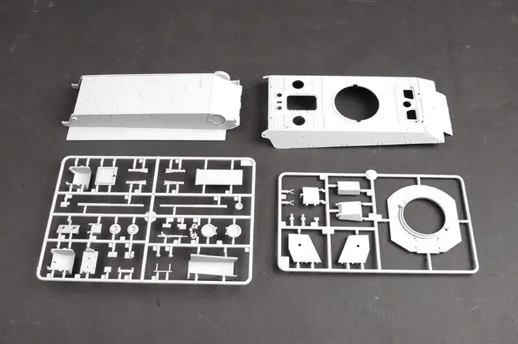 trumpeter-01537-german-e-50-flakpanzer-1-35-model-01537