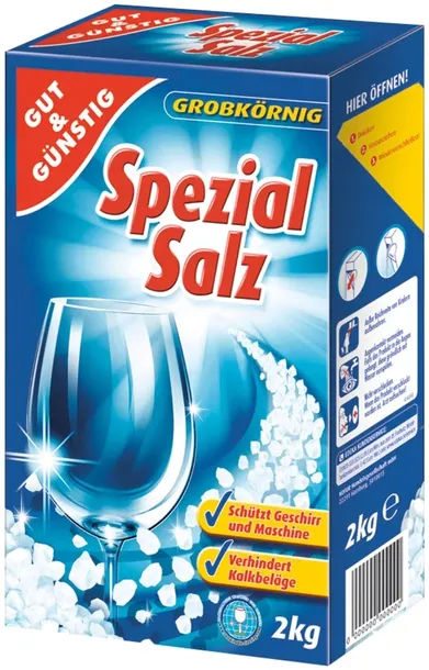Niemiecka jakość i czystość wydajna sól zmywarki G&G 2 KG zmiękcza wodę