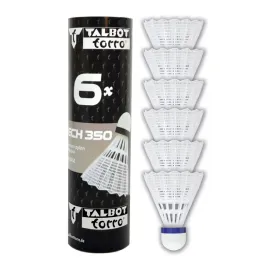 lotki-do-badmintona-talbot-torro-tech-350-medium-6-szt-biale