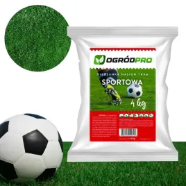 Zdjęcie produktu TRAWA SPORTOWA ODPORNA NA DEPTANIE 160 m2 ZAGĘSZCZAJACA CIEMNOZIELONA 4 kg