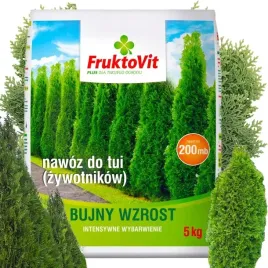 Zdjęcie produktu NAWÓZ DO TUJI ŻYWOTNIKÓW TUI THUI WIOSENNY FRUKTOVIT PLUS WYBARWIANIE 5 KG