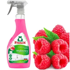 Zdjęcie produktu FROSCH EKOLOGICZNY SPRAY PŁYN USUWAJĄCY USUWA TRUDNY KAMIEŃ MALINOWY 0,5 l
