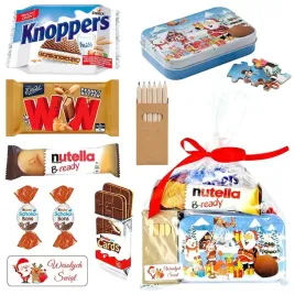 zestaw-upominkowy-dla-dzieci-paczka-mikolajkowa-slodycze-puzzle-kredki