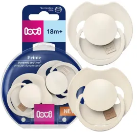 smoczek-uspokajajacy-silikonowy-lovi-prime-18m-2-szt-coconut-ivory