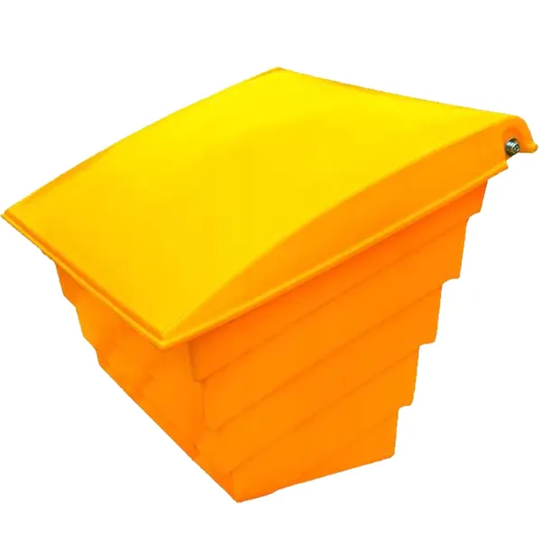 Pojemnik na sól drogową piasek sorbent na zimę mocna skrzynia 70l 100kg