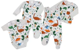 wyprawka-body-krotkie-pajac-spioch-kaftan-dinozaury-62-klekle