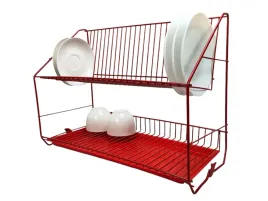 ociekacz-suszarka-do-naczyn-pro-drut-22-cm-x-50-x-36-cm-czerwony