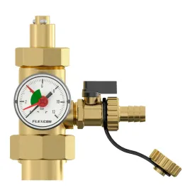 zespol-przylaczeniowy-flexcon-1-z-manometrem-szybkozlacze-flamco