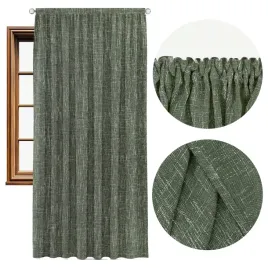 zaslony-gotowe-140x280-cm-zaslona-naturalna-melanz-na-tasmie-zabki-zielony