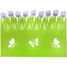 serweta-filcowa-wiosenna-zielono-fioletowa-podkladka-stol-wielkanocny