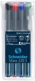 marker-permanentny-schneider-4-szt