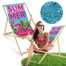 drewniany-lezak-rozkladany-welcome-summer-wakacyjny-wzor-na-plaze-taras