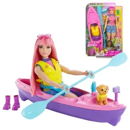 lalka-barbie-zestaw-lalka-daisy-na-kempingu-kajak-piesek-i-akcesoria