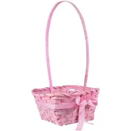 koszyczek-wielkanocny-z-kokardka-rozowy-20-x-38-cm-wielkanoc-koszyk