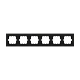 exen-karell-ramka-szesciokrotna-6-krotna-czarny-metalik-k106-14e
